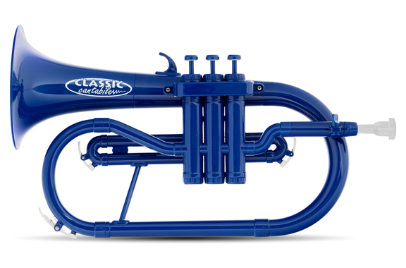 Classic Cantabile KFL-30BU MardiBrass Bugle Bb Plastique Bleu image 2
