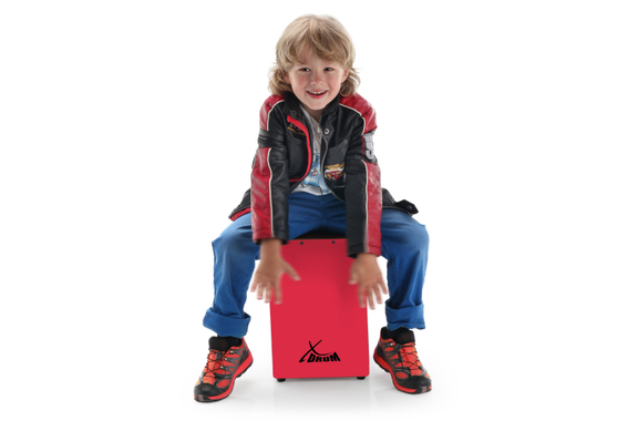 XDrum KC-37RD Cajón Infantil Rojo image 2