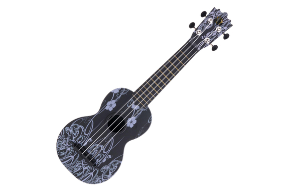 Classic Cantabile BeachBuddy Black Beauty, Ukulele Soprano ABS image 2