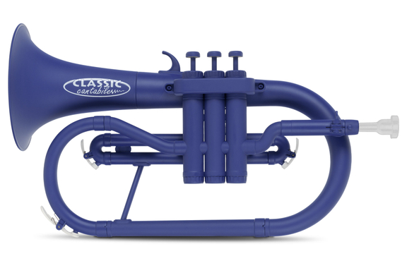 Classic Cantabile KFL-30MB MardiBrass Flicorno in Bb in Plastica Opaco Blu image 2