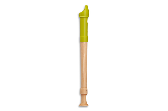 Mollenhauer Fipple "Lere" Flûte à Bec Soprano Vert Pomme Système Allemand Set image 2