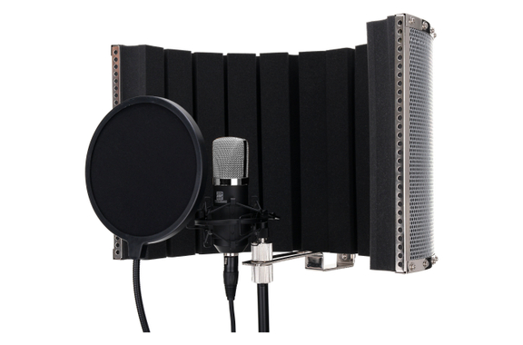 Pronomic CM-22 Microfono a Condensatore a Grande Membrana Set Completo incl. Supporto, Paravento, Micscreen & Cavo image 2