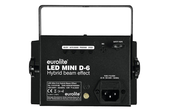 Eurolite LED Mini D-6 Hybrid Strahleneffekt image 2