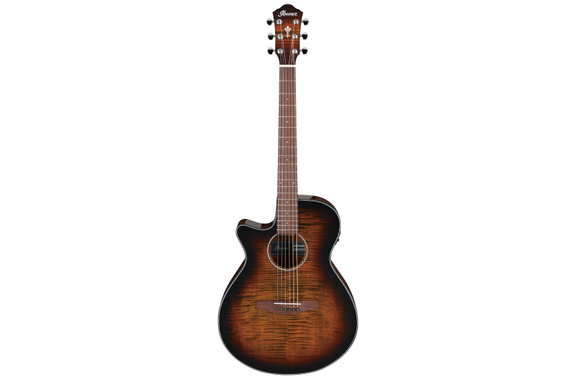 Ibanez AEG70L-TIH Lefthand Tiger Burst image 2