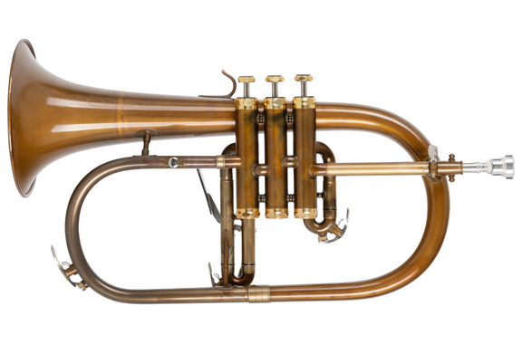 Lechgold FH-60GV Bugle Bb Antique Deluxe Set image 2