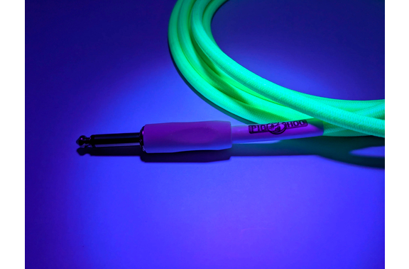 Pig Hog "Glow In The Dark" Instrumentenkabel 3m Winkel image 2