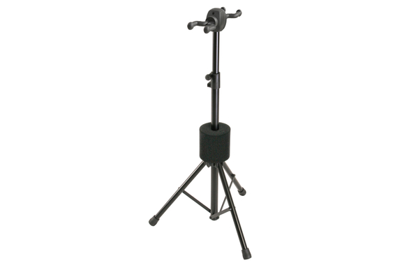 Soporte Para Guitarras K&M 17620 "Double" Negro Set Con Bolsa image 2