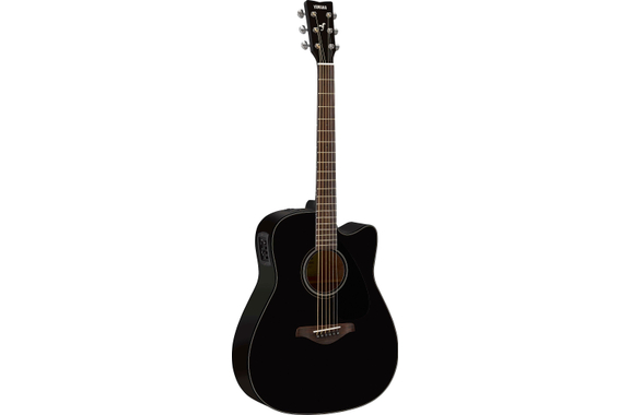 Yamaha FGX800C Black image 2