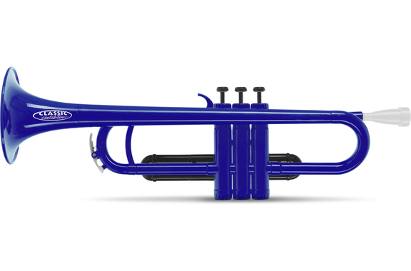 Classic Cantabile KTP-30BU MardiBrass Tromba in Plastica Bb Blu image 2