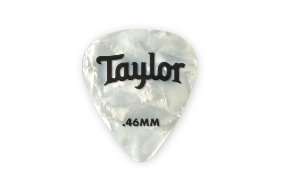 Taylor Celluloid Confezione Da 12 Plettri Wht Pearl 0,46 image 2