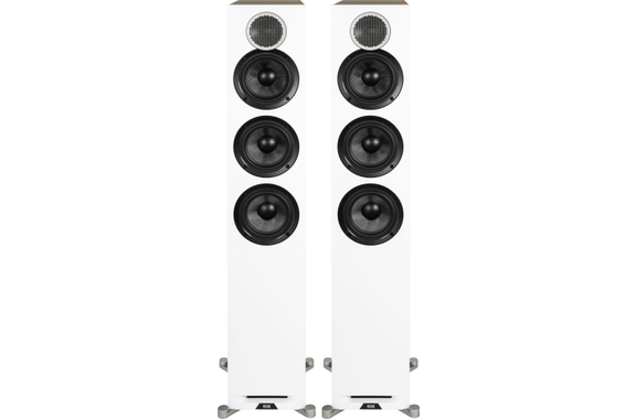 ELAC Debut Reference DFR52 Floorstanding Speakers Pair White/Oak image 2
