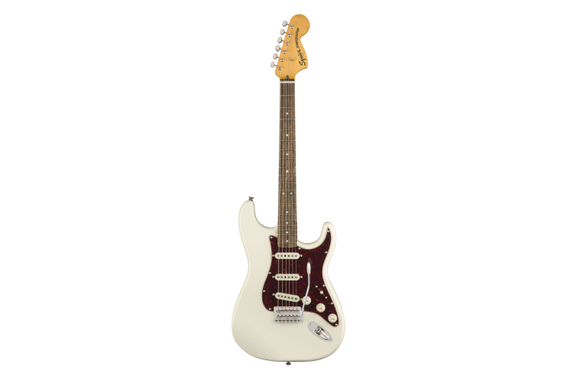 Squier Classic Vibe '70s Stratocaster LRL Olympic White Gigbag Set image 2
