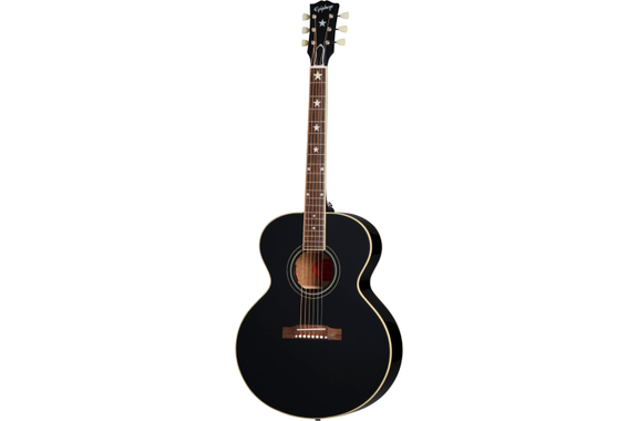 Epiphone J-180 LS Ebony image 2
