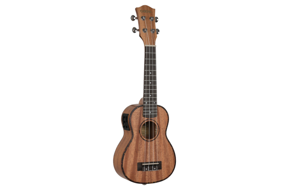 Cascha Premium Soprano Mahogany Ukulele Set with Pickup image 2