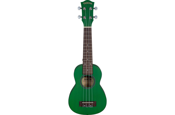 Cascha Sopran Ukulele Caoba LH Verde image 2