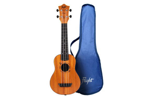 Flight TUS53 Mahogany Travel Sopran Ukulele Set image 2