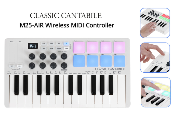 Classic Cantabile M25-AIR Wireless MIDI Controller image 2
