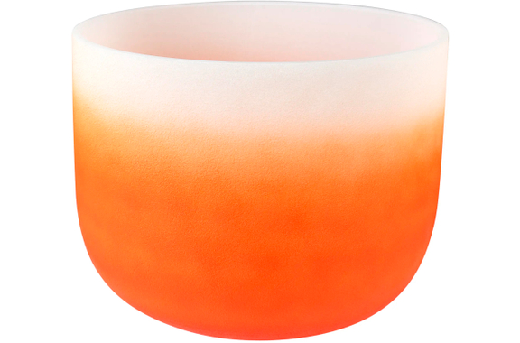 Cuenco de Cristal Sela SECCU13D Naranja 13" 432Hz image 2