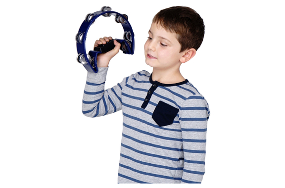 3-Piece Set XDrum TM-1 Hand Tambourine Blue image 2