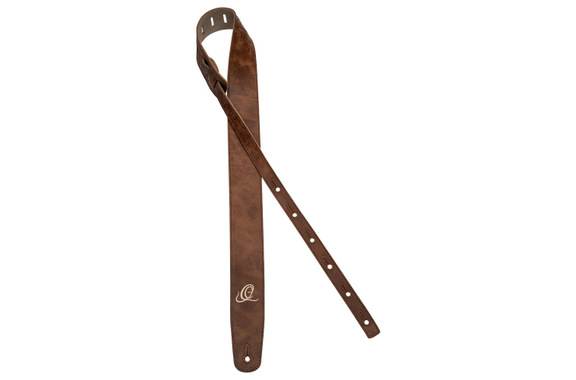 Ortega OSSU-40 Guitar Strap Suede Cognac image 2