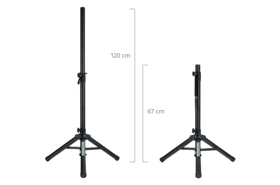 Pronomic SPS-5S Soporte para Altavoces Soportes de Caja Acero Set de 2 image 2