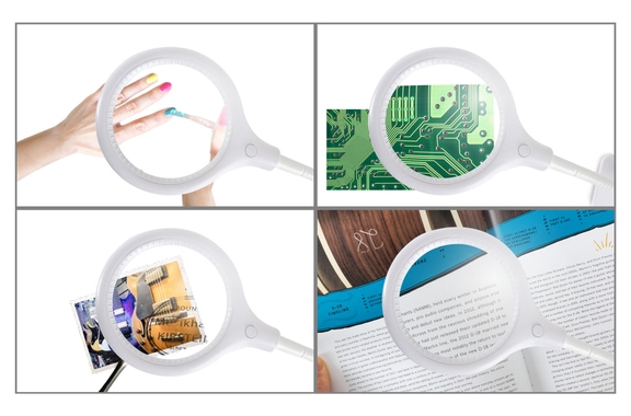 Showlite LL-3036D LED magnifying lamp 30x SMD-LED 6W 3 diopters image 2