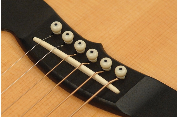 Planet Waves Bridge Pins White Dot image 2