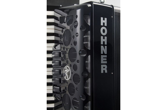 Hohner Amica IV 96 Forte Zwart - Retour (Verpakkingsschade) image 2