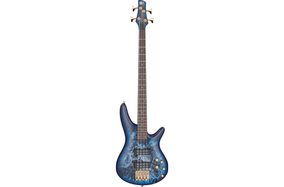 Ibanez SR300EDX-CZM Electric Bass Cosmic Blue Frozen Matte image 2