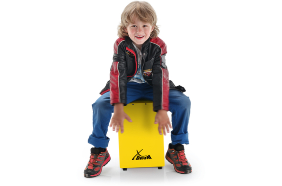 XDrum KC-37G Cajón Infantil Amarillo image 2