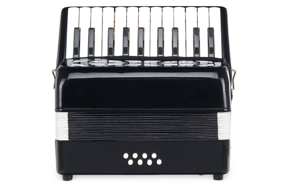 Classic Cantabile Secondo Accordéon Enfant 8 Basses Set Noir image 2