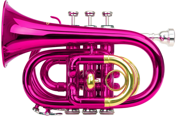 Classic Cantabile Brass TT-400 Bb-Taschentrompete pink image 2