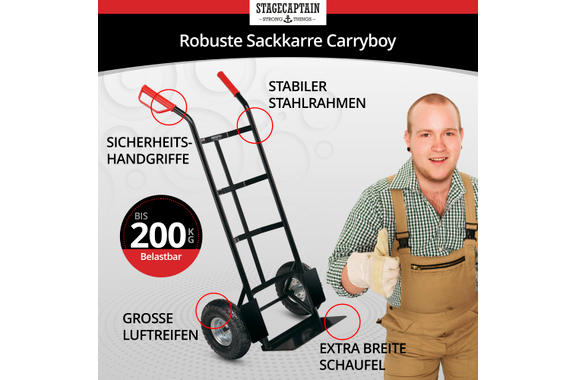 Stagecaptain Carryboy Hand Truck, max. 200 kg image 2