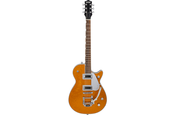 Gretsch G5230T Electromatic Sparkle Jet FT Single-Cut met Bigsby Gold Sparkle image 2