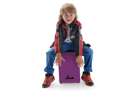 XDrum KC-37VT Cajón Infantil Violeta image 2