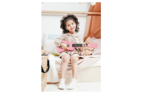 Classic Cantabile US-50 PK Sopran-Ukulele Pink Set image 2