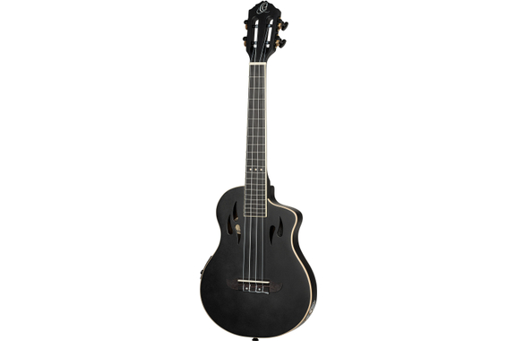 Ortega TourPlayer Tenor Ukulele Satin Black image 2