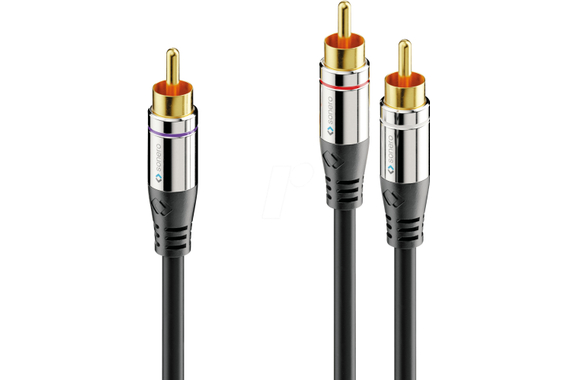 Sonero Subwoofer Cinch Audio Y-Kabel 2m image 2