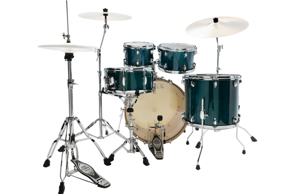 Tama CL52R-PGHP Superstar Classic Drumkit Gloss Sapphire Lacebark Pine + Hardware image 2