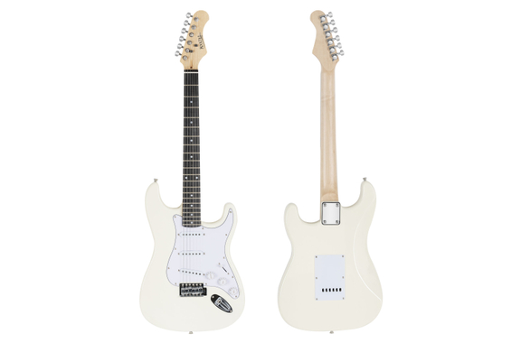 Rocktile Banger's Pack E-Gitarren Set White inkl. Verstärker, Tasche, Stimmgerät, Kabel, Gurt, Saiten und Schule inkl. CD/DVD image 2