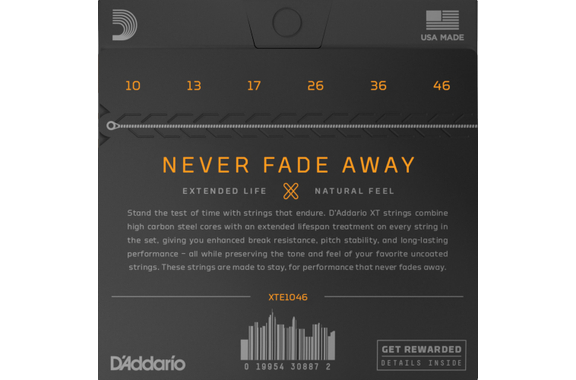 D'Addario XTE1046 XT Regular Light image 2