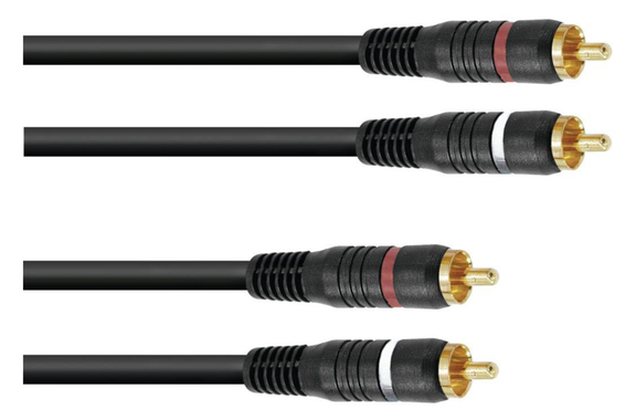 Omnitronic RCA Cable 2x2 3m image 2