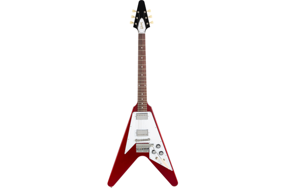 Gibson 1967 Flying V Reissue Maestro Vibrola Sparkling Burgundy image 2