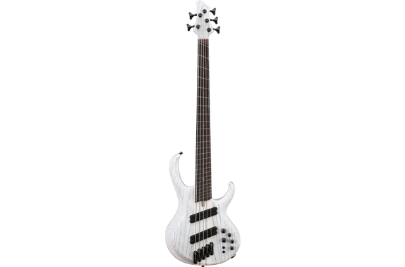 Ibanez BTB855MS-TWF Bass Workshop BTB 5-String Electric Bass Transparent White Flat image 2