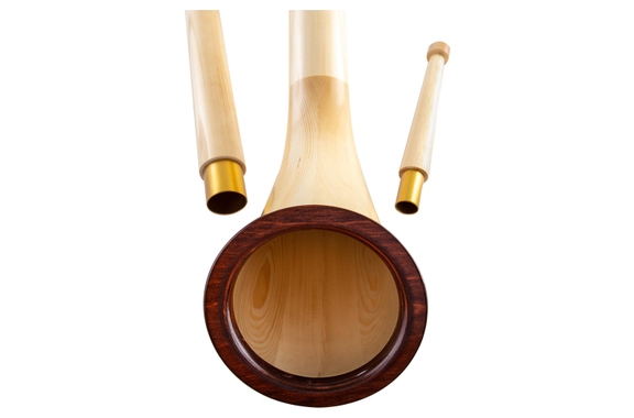 Lechgold Alphorn Natural Bb 275 cm 3-Piece image 2