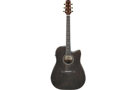 Ibanez AAD361CE-TKR Advanced Acoustic Transparent Black High Gloss image 2