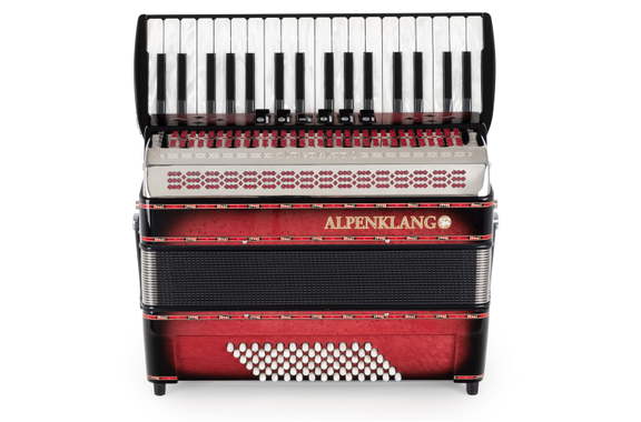 Alpenklang Pro Acordeón III 72 M Shadow Red image 2