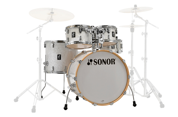 Sonor AQ2 Stage Shell Set White Pearl incl. Hardware image 2