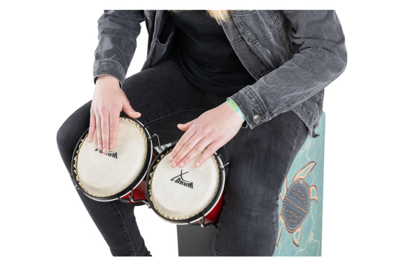 XDrum Bongos Club Weinrot  - Retoure (Zustand: gut) image 2