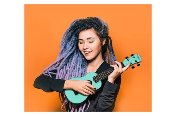 Classic Cantabile OV-04 TQ Ukulele Turkoois image 2